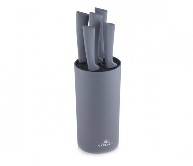 GERLACH Zestaw 5 noży w bloku Smart GREY - 456538 - zdjęcie